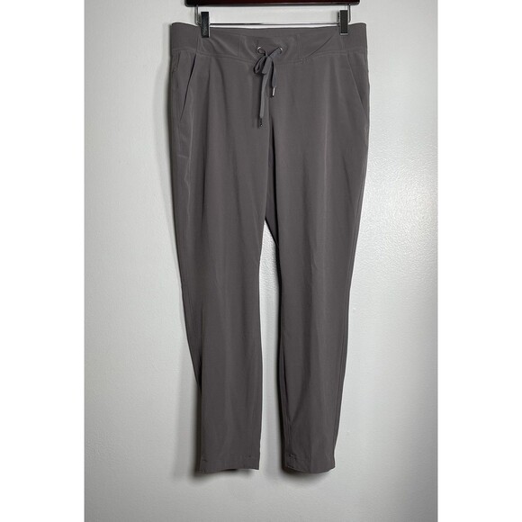 ATHLETA Midtown Ankle Pant Size 8 Silver Bells Gray Jogger Travel Workout Crop - Picture 1 of 10
